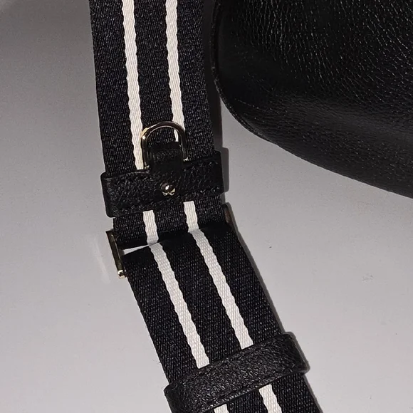 Kate Spade Black Pebbled Leather Crossbody with 2 Different Straps - Picture 14 of 16